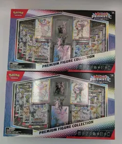 Pokemon Prismatic Evolutions Premium Figure Collection Box Sealed Lot Of 2 - Image 1
