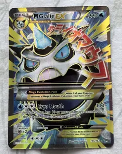 M Glalie EX 156/162 Full Art XY Breakthrough Holo Pokemon TCG Near Mint - Image 1
