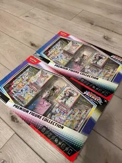 2x Pokemon TCG Scarlet and Violet Prismatic Evolutions Premium Figure Collection - Image 2