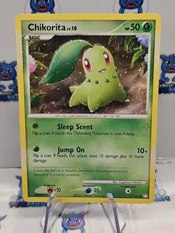 Chikorita - 77/123 - Pokemon Mysterious Treasures LP - Image 1