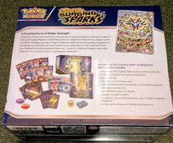 Surging Sparks Elite Trainer Box ETB - Factory Sealed - Pokemon Scarlet & Violet - Image 2