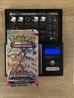 22.52g Prismatic Evolutions Pokemon Booster Pack New Sealed - Image 1