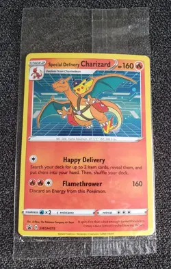 Special Delivery Charizard Holo Promo Sealed SWSH 075 Pokemon Center UK - Image 1