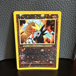 Pokemon TCG Entei WOTC Black Star Promo #34 Cosmos Holo x1 Swirl 🌀 MP - Image 2