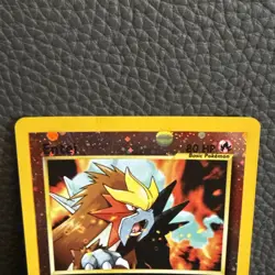 Pokemon TCG Entei WOTC Black Star Promo #34 Cosmos Holo x1 Swirl 🌀 MP - Image 3
