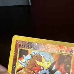 Pokemon TCG Entei WOTC Black Star Promo #34 Cosmos Holo x1 Swirl 🌀 MP - Image 5