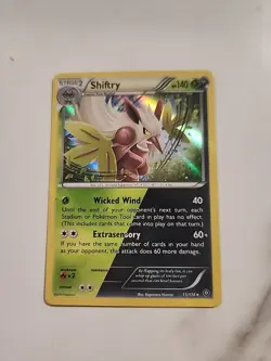 Pokemon TCG Shiftry 11/114 Cosmos Holo Rare XY Steam Siege Light Play - Image 1