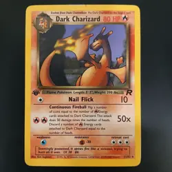 Pokemon Dark Charizard 21/82 1st Edition Non Holo Lp / Mp - Image 4