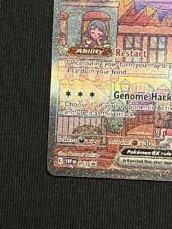Pokemon TCG Scarlet & Violet Mew EX 053 Black Star Promo Holo NM-/LP+ - Image 2