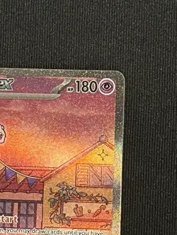 Pokemon TCG Scarlet & Violet Mew EX 053 Black Star Promo Holo NM-/LP+ - Image 4