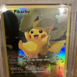 2023 Pokemon TCG Pikachu GG30/GG70 Crown Zenith Full Art Graded PSA 9 MINT - Image 5