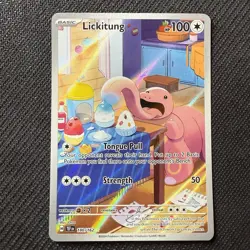 Pokemon Lickitung 180/162 Temporal Forces Illustration Rare - NM - Image 1