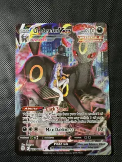 Pokemon SWSH Brilliant Stars Umbreon Vmax Alt Art Holo Trainer Gallery TG23 NM - Image 1