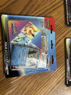 Pokemon TCG Prismatic Evolutions Tech Sticker Collection Leafeon Sylveon Glaceon - Image 2