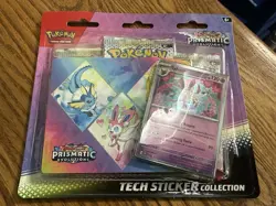 Pokemon TCG Prismatic Evolutions Tech Sticker Collection Leafeon Sylveon Glaceon - Image 3
