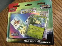 Pokemon TCG Prismatic Evolutions Tech Sticker Collection Leafeon Sylveon Glaceon - Image 4