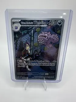 Team Rocket’s Weezing 199/182 - SV Destined Rivals - Illustration Rare - Pokemon - Image 3