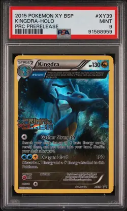 Kingdra XY39 Primal Clash stamped Promo Pokemon PSA 9 VERY RARE POP 9 - Image 1