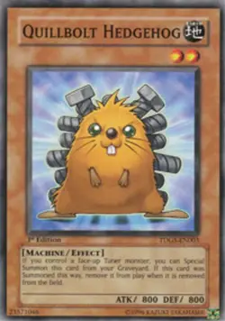 Quillbolt Hedgehog - TDGS-EN003 - Common - 1st Edition - Lightly Played - Image 1