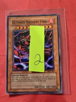 2003 Yu-Gi-Oh! Magician's Force Unlimited #MFC082 Ultimate Obedient Fiend, cd2 - Image 3