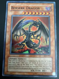 Yu-Gi-Oh! TCG Berserk Dragon Dark Crisis DCR-019 Unlimited Super Rare. Near mint - Image 1