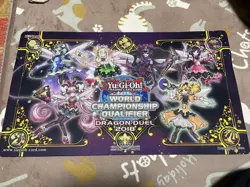 Yugioh Trickster Official Playmat WORLD CHAMPIONSHIP QUALIFIER 2018 - Image 1