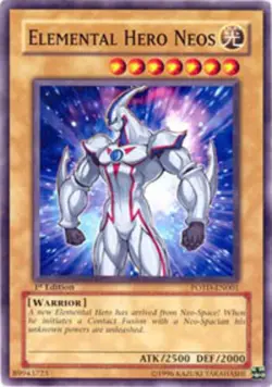 Elemental Hero Neos - POTD-EN001 - Common - 1st Edition - Lightly Played - Image 1