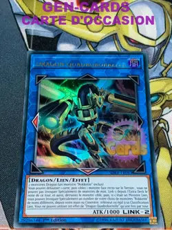 CARTE Yu Gi Oh DRAGON QUADROBORELLE MISPRINT SDRR-FR043 1ere edition - Image 1