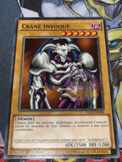 CARTE Yu Gi Oh CRANE INVOQUE YGLD-FRA06 1ere edition - Image 1