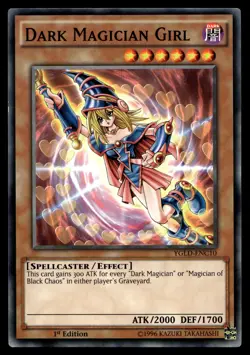 DARK MAGICIAN GIRL LED6-EN000 COMMON LEGENDARY DUELISTS: MAGICAL HERO YU-GI-OH - Image 1