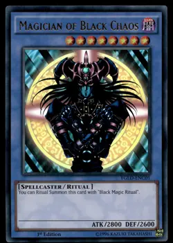 Magician of Black Chaos YGLD-ENC01 King of Games: Yugi's Legendary Decks - Image 1