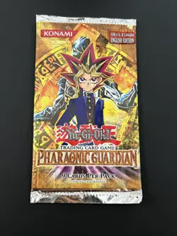 Yu gi oh Booster Pack Pharaonic Guardian Pgd Vintage Empty Vuoto Eng Bustina - Image 1