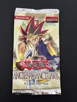 Yu gi oh Booster Pack Ancient Sanctuary Ast Vintage Empty Vuoto Eng Bustina - Image 1