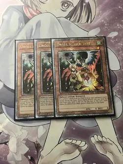 Yugioh! 3x NM-LP Droll & Lock Bird (Quarter Century Secret Rare) RA02-EN006 - Image 1