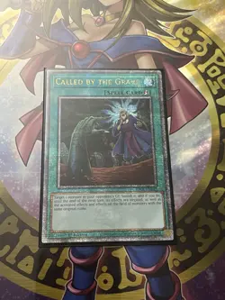 Yugioh! NM Called by the Grave (Quarter Century Secret Rare) RA01-EN057 - Image 1