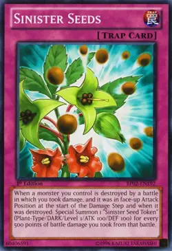 Yugioh - Sinister Seeds (Mosaic Rare) (1st Edition) - BP02-EN192 P - Image 1