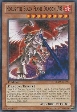 Yugioh! MP Horus the Black Flame Dragon LV8 - LCYW-EN199 - Common - 1st Edition - Image 1