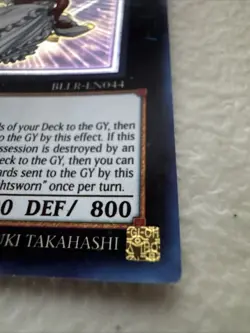 Yugioh Minerva, The Exalted Lightsworn BLLR-EN044 Secret Rare 1st Edition - Image 3