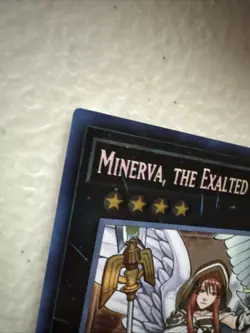 Yugioh Minerva, The Exalted Lightsworn BLLR-EN044 Secret Rare 1st Edition - Image 5