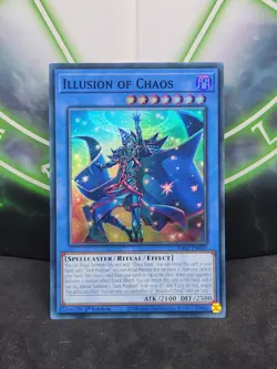 Yugioh Illusion of Chaos RA02-EN020 Super Rare 1st Edition NM - Image 1