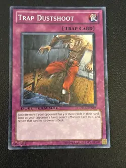 Yugioh! LP Trap Dustshoot - DT04-EN098 - Common - Duel Terminal Lightly Played, - Image 1