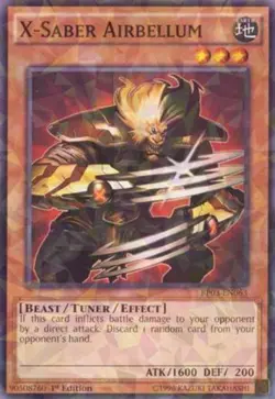 1x (LP) X-Saber Airbellum - BP03-EN063 - Shatterfoil - 1st Edition YuGiOh - Image 1