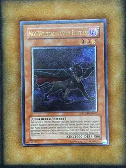 Yugioh Neo-Spacian Dark Panther POTD-EN005 POTD-DE005 Ultimate Rare LP GERMAN - Image 1