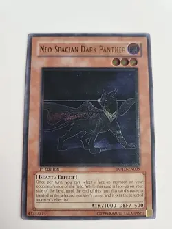 Yugioh Neo-Spacian Dark Panther (UTR) POTD-EN005 1st Edition #Y20 - Image 1