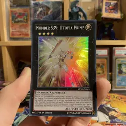 Number S39: Utopia Prime MP16-EN043 1st Edition Super Rare NM Yugioh Card - Image 1
