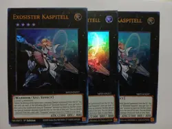 Yugioh Exosister Kaspitell X3 Ultra MP23-EN257 1st Near Mint Playset - Image 1