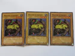 Master and Expert x3 - yugioh playset SDK-016 light play - Image 1