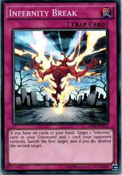 Yugioh Infernity Break AP06-EN013 Super Rare NM - Image 1
