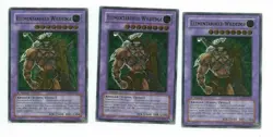 Yugioh! 3x Elemental Hero Wildedge EEN-EN035 GERMAN Ultimate Rare 1st Edition - Image 1