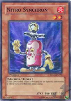 1x (HP) Nitro Synchron - TDGS-EN002 - Super Rare - 1st Edition YuGiOh - Image 1